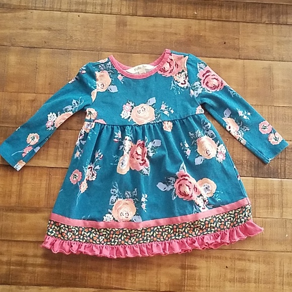 matilda jane blue floral dress